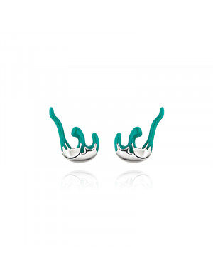 耳環•Glam Ever X 伍嘉成聯名無名島系列 Irregular the waves earrings不規則浪花耳釘