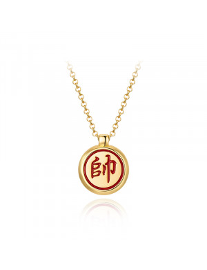 項鏈•國潮系列 Chess pendant necklace象棋吊墜項鏈