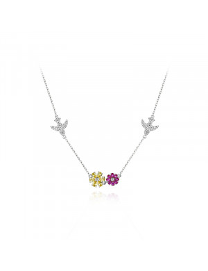 項鏈•鳥語花香系列 Whispering Bird Necklace花鳥項鏈