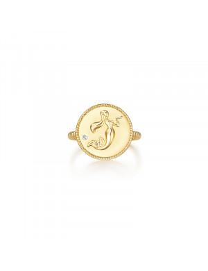 戒指•美人魚系列 Mermaid Engravement Ring 浮雕美人鱼戒指