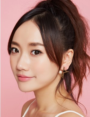 耳環•星星樂園系列 Rebecca Earrings珍珠半星耳環