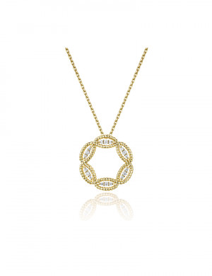 項鏈• 編織太陽系列 Sun flower necklace 編織太陽花項鏈