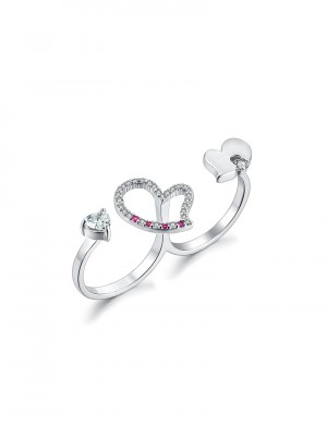戒指• 臻愛之心系列 Love of My Life Ring三心連指開口戒指