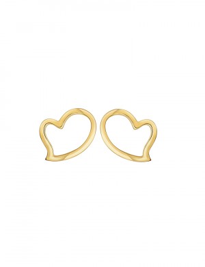 耳钉• 臻愛之心系列 Shape of My Heart Earrings鏤空愛心耳釘
