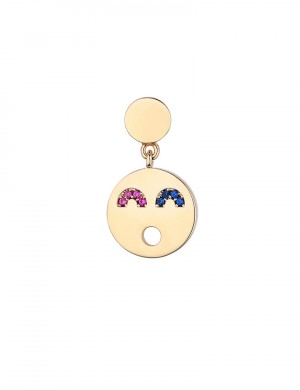 耳環•笑臉系列 Smiley Face Earrings哈哈臉吊墜耳環（單只）