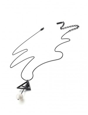 項鏈•傘型系列  Under my umbrella Necklace 傘型珍珠吊墜項鏈