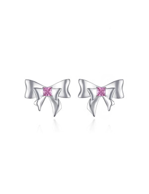 耳环•丝带蝴蝶结系列 Bow stud earrings 蝴蝶结耳钉