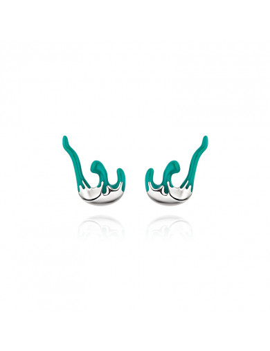 耳環•Glam Ever X 伍嘉成聯名無名島系列 Irregular the waves earrings不規則浪花耳釘