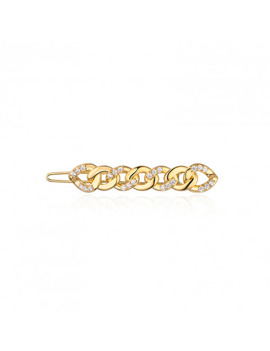 髮夾•Glam Ever X Akiiiko聯名系列 Zircon chain hairpin 鋯石鏈條髮夾