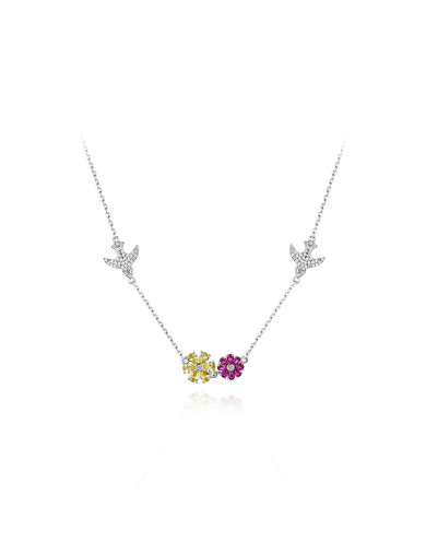 項鏈•鳥語花香系列 Whispering Bird Necklace花鳥項鏈