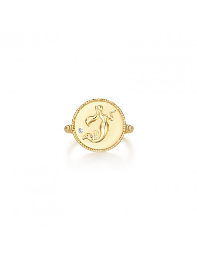 戒指•美人魚系列 Mermaid Engravement Ring 浮雕美人鱼戒指