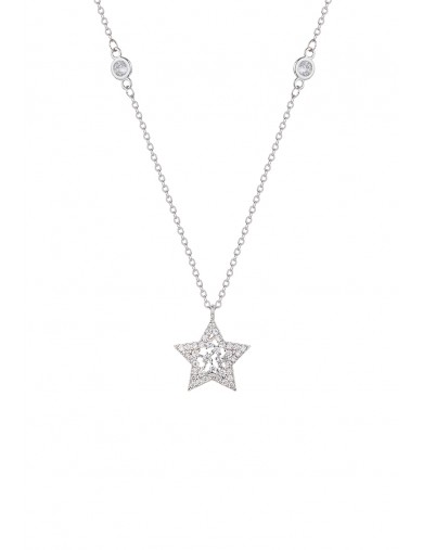 項鏈•魅力星月系列 Twinkle Star Chain Necklace星星項鏈