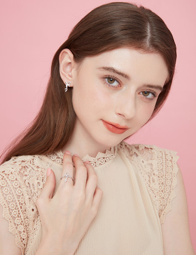 耳環• 蝴蝶結系列 Bow Ribbon Earstuds 飄帶蝴蝶結耳釘