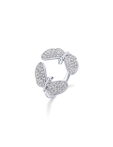 戒指• 蝴蝶系列 In Pairs Butterfly Ring蝴蝶環抱開口戒指