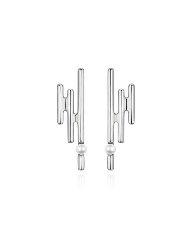 耳环•祥云系列 Pearl cloud earrings 珍珠祥云耳钉