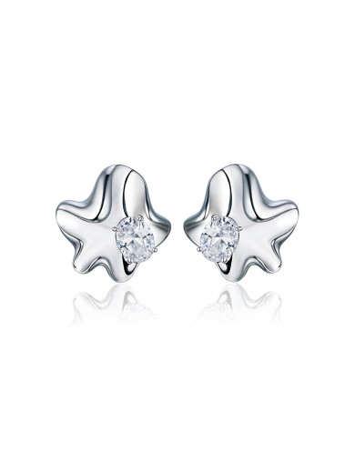 耳环•潋滟系列  Water ripple earrings 水波纹耳钉