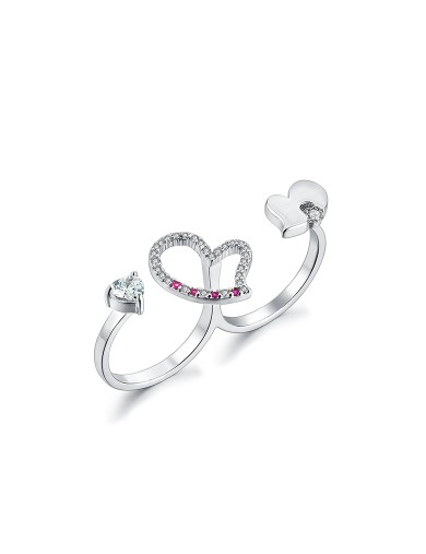 戒指• 臻愛之心系列 Love of My Life Ring三心連指開口戒指