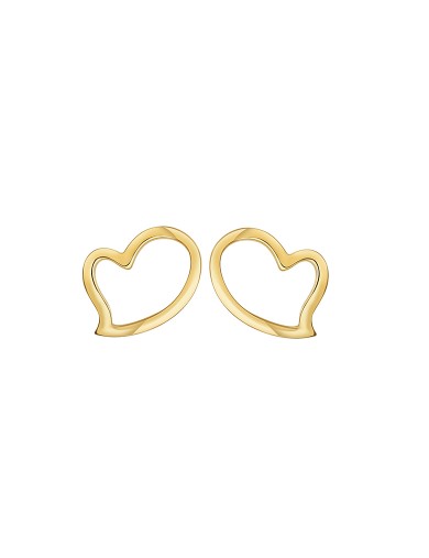 耳钉• 臻愛之心系列 Shape of My Heart Earrings鏤空愛心耳釘