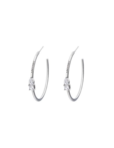 耳環• 靈動鋯石系列 Diamond Spirit Earrings大圈鋯石耳環