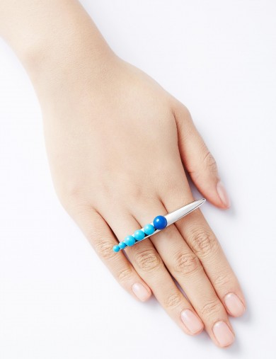 戒指•舞動珍珠系列 Drop It Ring 不規則珍珠戒指