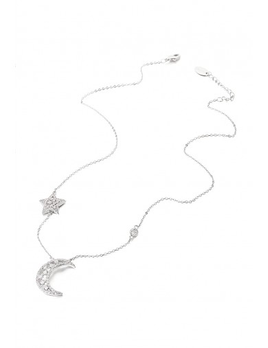 項鏈•魅力星月系列 Stella Necklace 星星月亮鎖骨鏈