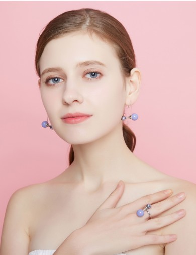 耳環• 舞動珍珠系列 Knock Knock Earrings 大小珍珠耳釘