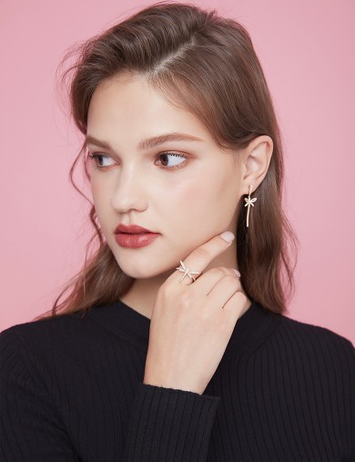 耳環• 蜻蜓系列 Dragonfly Earrings蜻蜓吊墜耳環
