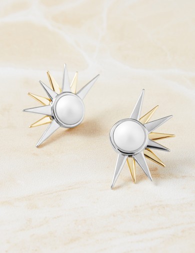 耳環•奇幻珍珠系列 Nikita Earrings太陽耳環