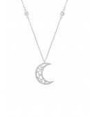 項鏈•魅力星月系列  Sparkling Moon Chain Necklace月亮項鏈