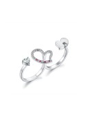 戒指• 臻愛之心系列 Love of My Life Ring三心連指開口戒指