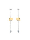 耳釘• 臻愛之心系列 Love You Twice Earrings前後雙心長墜耳環