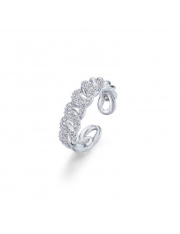 戒指•Glam Ever X Akiiiko聯名系列 Zircon chain ring 鋯石鎖鏈戒指