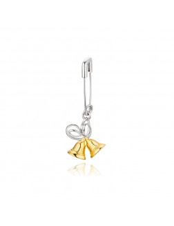 耳環•聖誕系列 The bell earrings 鈴鐺別針耳環 單只