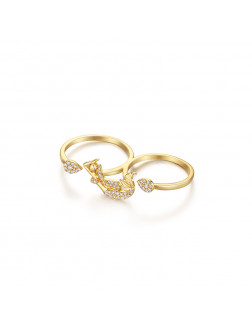 戒指•美人魚系列 Mermaid Double Fingers Ring 美人魚雙指戒指