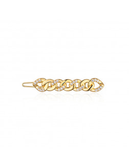 髮夾•Glam Ever X Akiiiko聯名系列 Zircon chain hairpin 鋯石鏈條髮夾