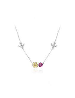項鏈•鳥語花香系列 Whispering Bird Necklace花鳥項鏈