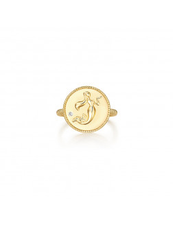 戒指•美人魚系列 Mermaid Engravement Ring 浮雕美人鱼戒指