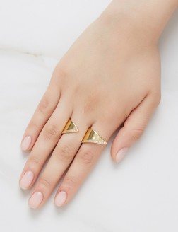 戒指•煙花系列 Golden Fire Ring 金色花火戒指