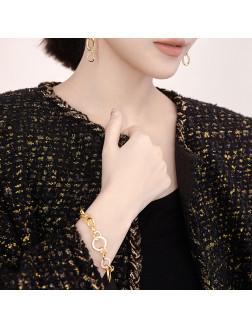 手鏈•Glam Ever X Akiiiko聯名系列 Zircon chain bracelet鋯石鏈條手鏈