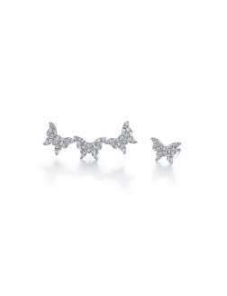 耳環• 蝴蝶系列 2nd Butterfly Earstuds不對稱蝴蝶耳釘