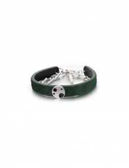 手鐲•幾何形皮毛金屬系列 Little in the middle Bracelet圓形金屬皮毛手鐲