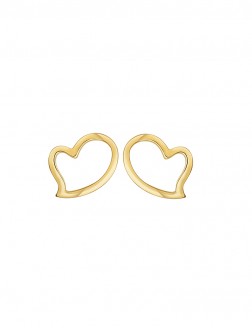 耳钉• 臻愛之心系列 Shape of My Heart Earrings鏤空愛心耳釘