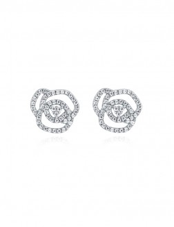 耳環• 英倫玫瑰系列 English Rose Earrings玫瑰耳釘