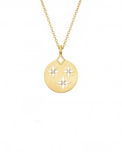 耳環• 質感金屬系列 diamond in the sky necklace鑽石星空金屬項鏈