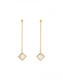 耳環• 鋯石大理石系列 Bling Marble Eardrop鋯石大理石吊墜耳環