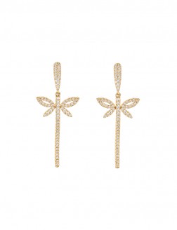 耳環• 蜻蜓系列 Dragonfly Earrings蜻蜓吊墜耳環