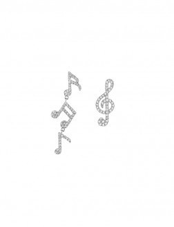 耳環• 音符系列 Melody of Love Earrings不對稱三音符耳環