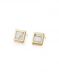 耳環• 鋯石大理石耳釘 Bling Marble earnail鋯石大理石耳釘
