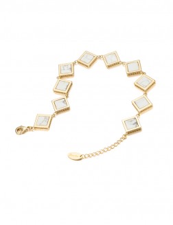手鏈• 鋯石大理石系列 Bling Marble round and round bracelet多顆鋯石大理石手鏈