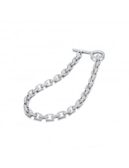 項鏈•Glam Ever X Akiiiko聯名系列 Zircon chain Cuban necklace 鋯石鏈條古巴項鏈